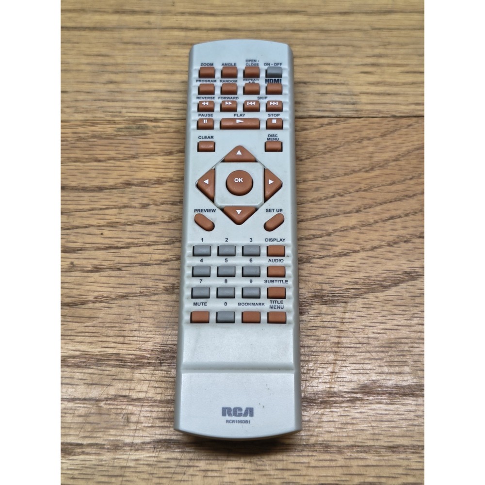 RCA Remote Control RCR195DB1